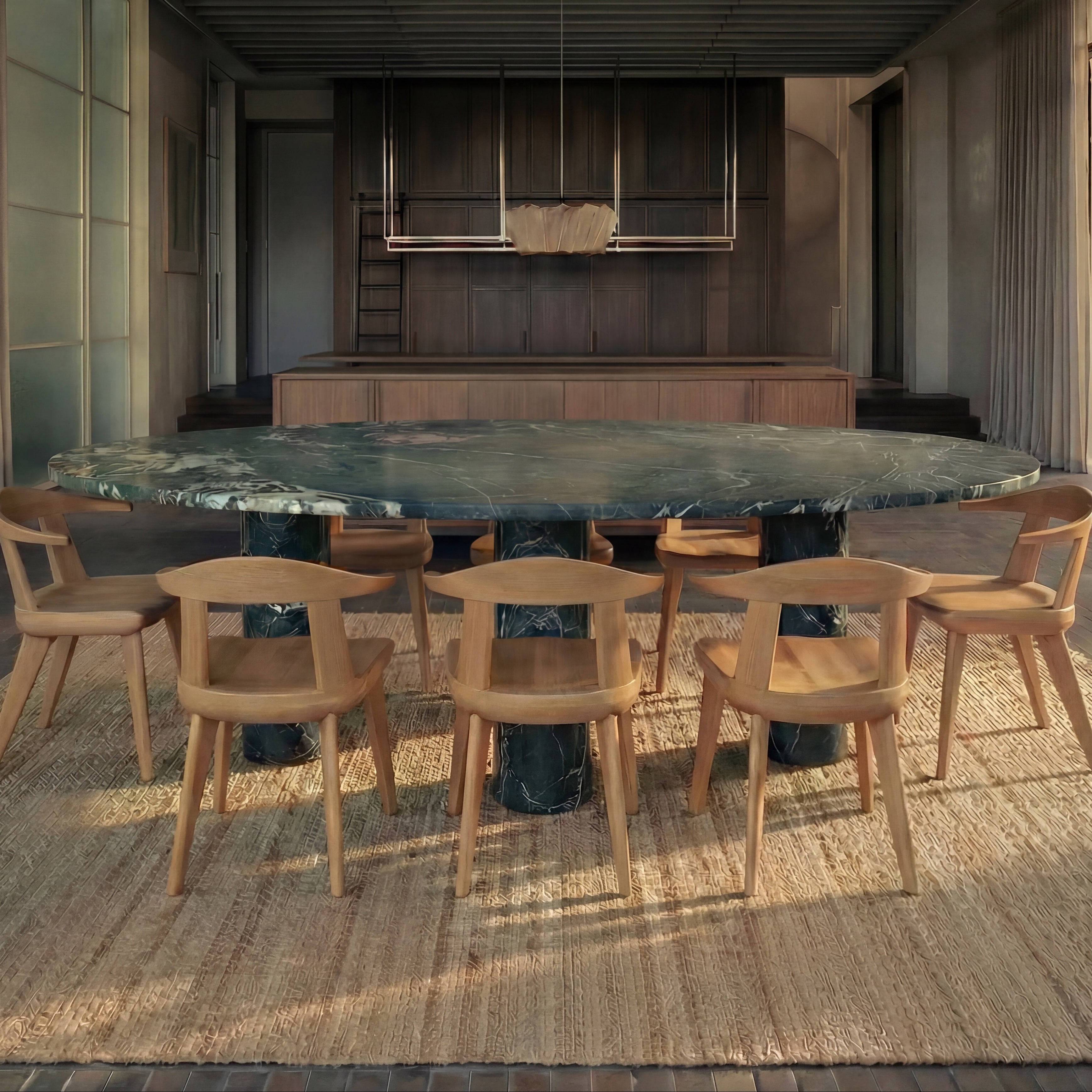 Mario Oval Dining Table X-L