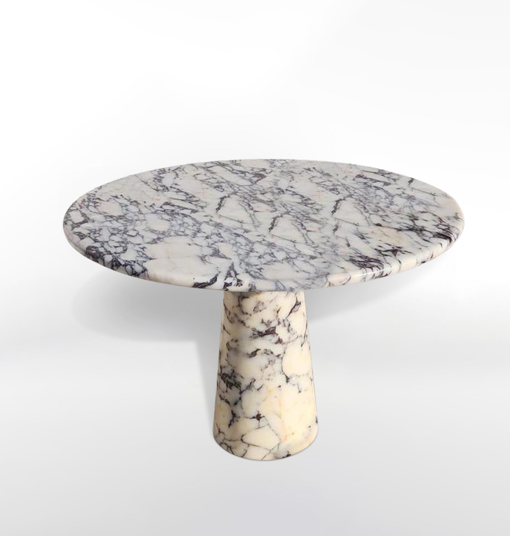 Angelo Round Dining Table in Viola Marble